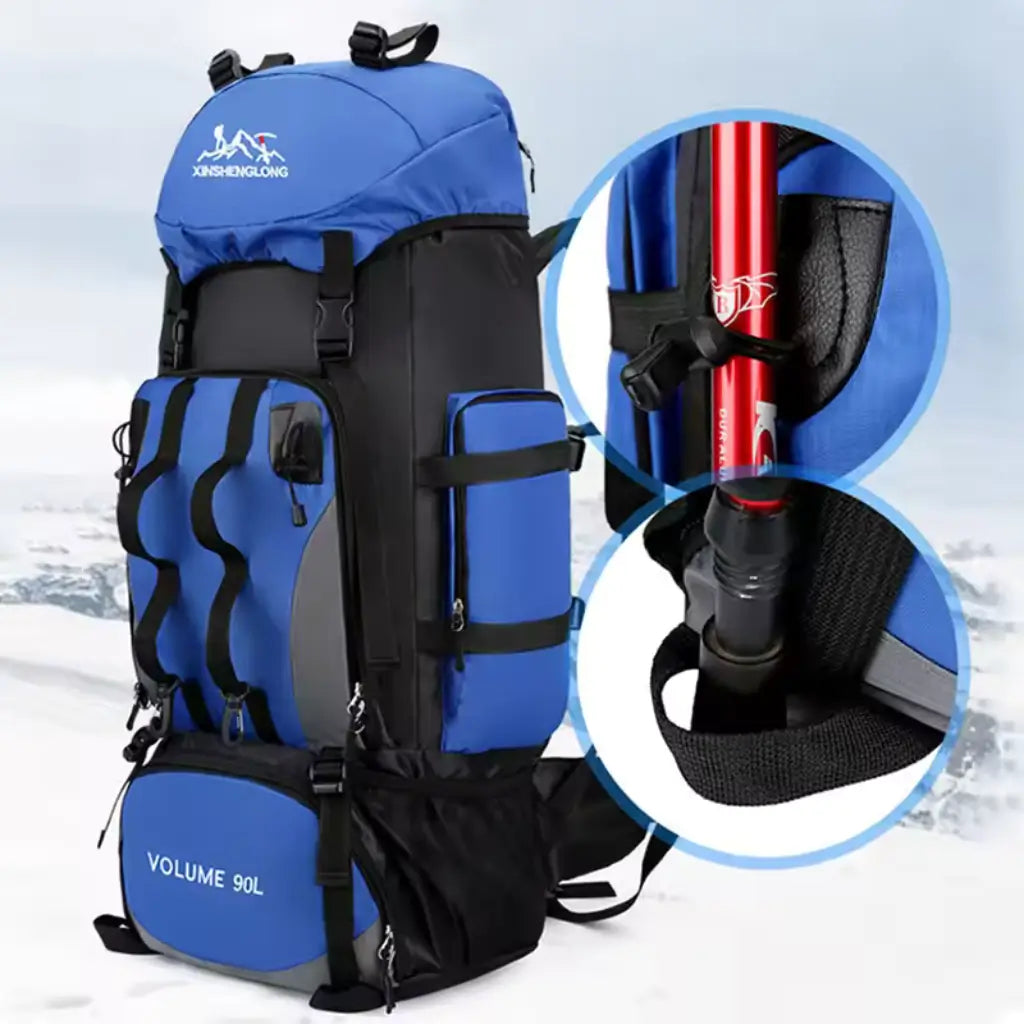 Mochila de Acampamento 90 litros Lorennzi Outdoor 8