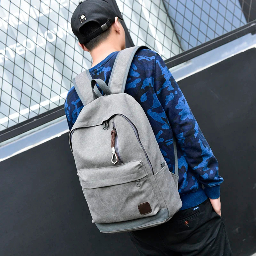 Mochila de Lona Masculina Lorennzi 2