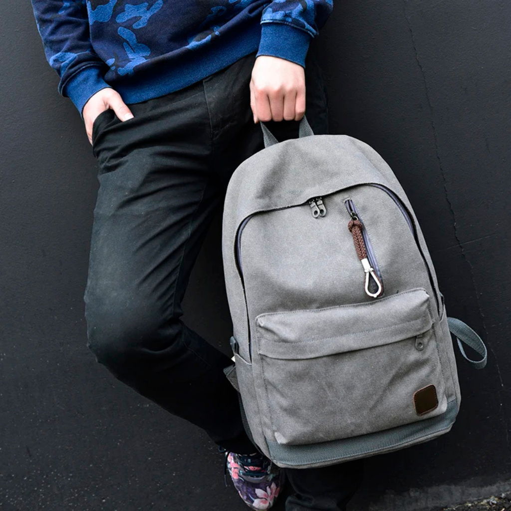 Mochila de Lona Masculina Lorennzi 8