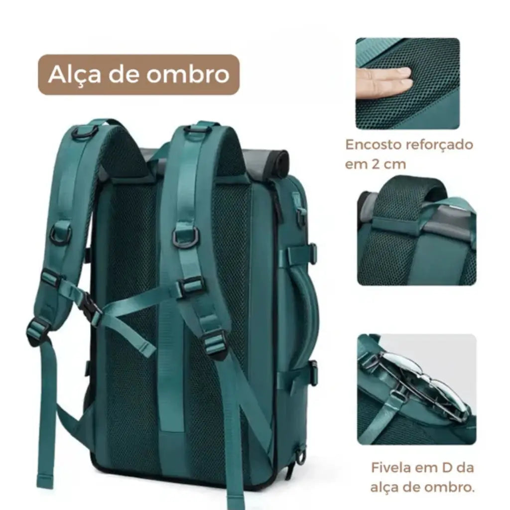 Mochila de Viagem Impermeável Pack Lorennzi 7