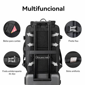 Mochila de Viagem Notebook 17" Guard Lorennzi 5