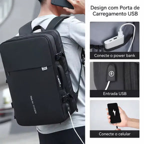 Mochila de Viagem Notebook 17" Guard Lorennzi 8