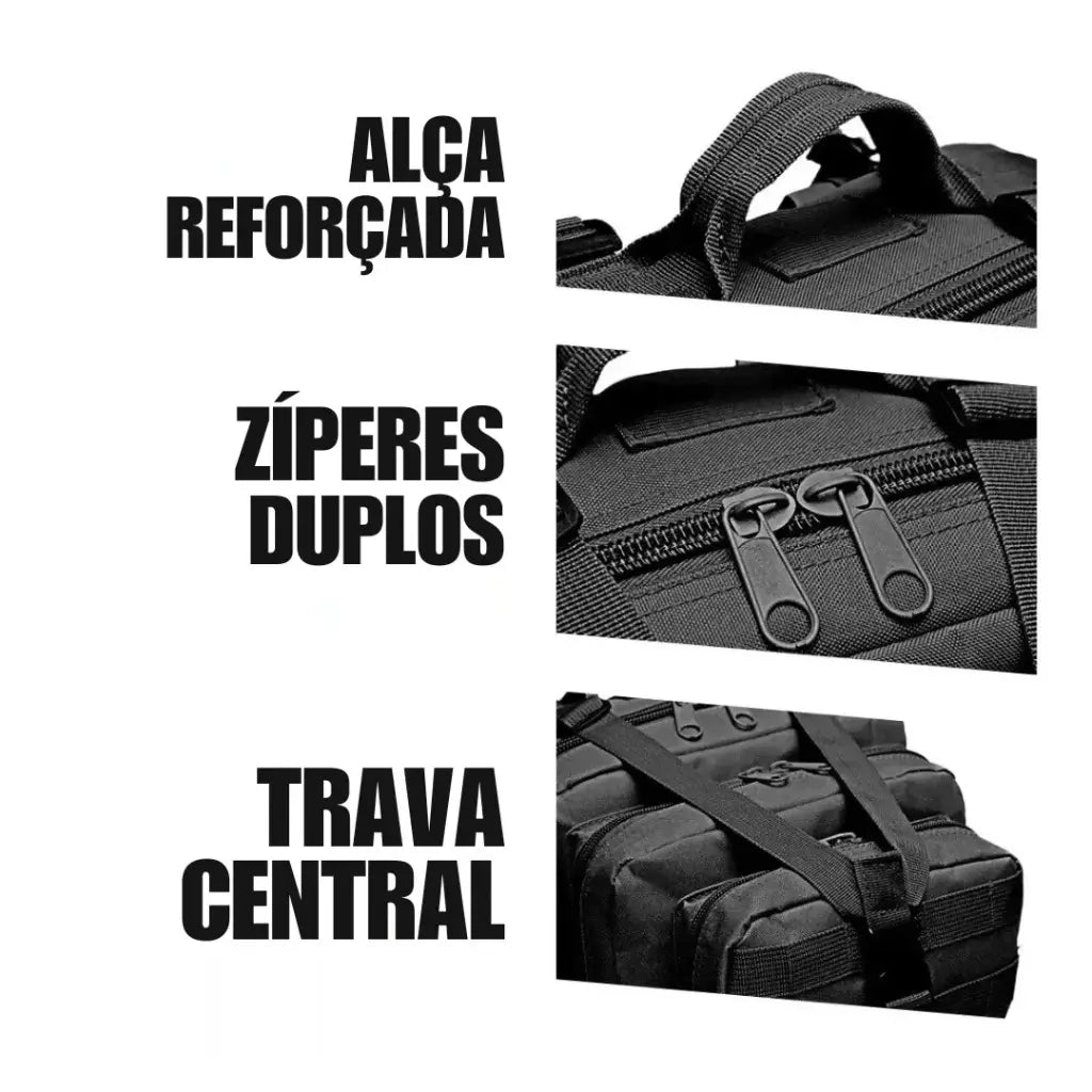 Mochila de Viagem Tática Lorennzi Impact 8