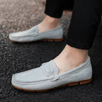 Sapato Mocassim Masculino de Camurça Lorennzi 17