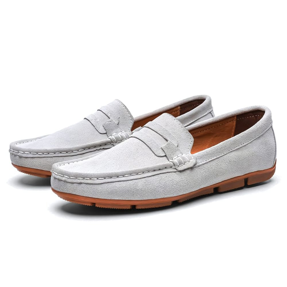 Sapato Mocassim Masculino de Camurça Lorennzi 5