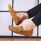 Sapato Mocassim Masculino de Camurça Lorennzi 9