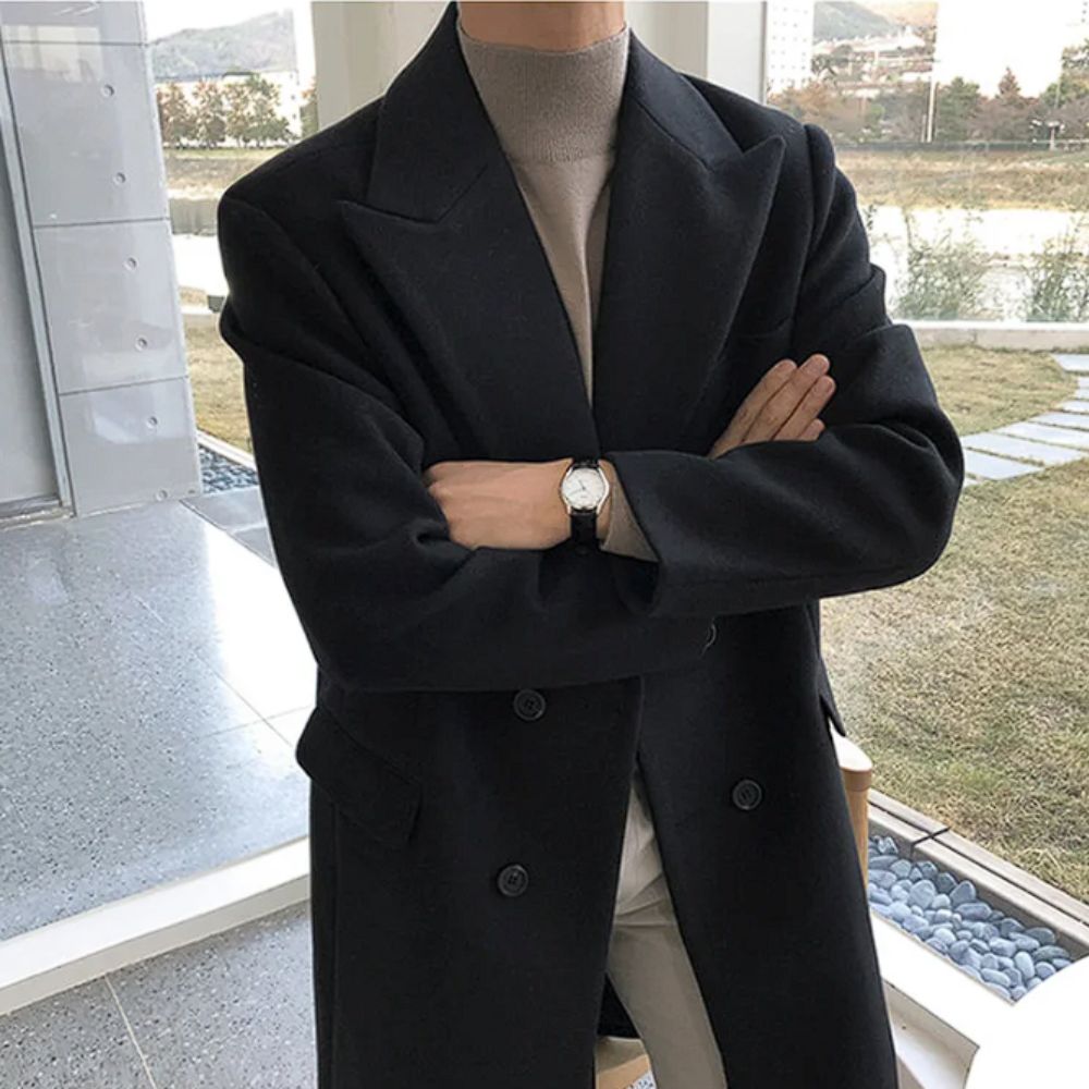 Sobretudo Masculino em Lã Lorennzi Street 3