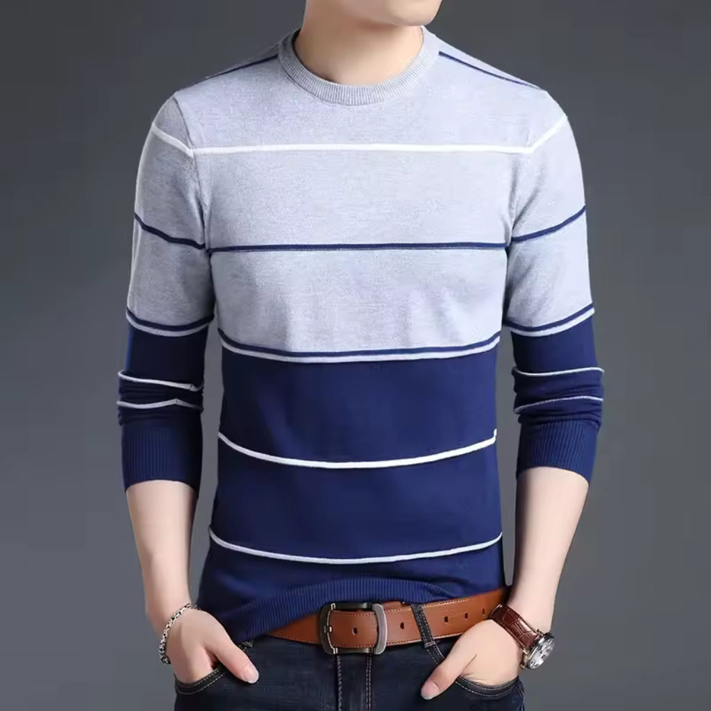 Suéter Masculino Listrado Lorennzi Porto 4