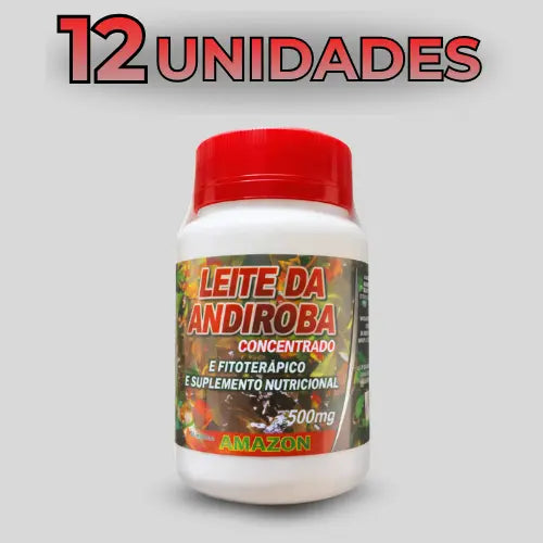 Leite de Andiroba 500 mg – Suplemento Alimentar Natural com Carapa guianensis – 30 Cápsulas
