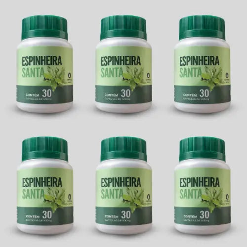 Suplemento Alimentar Natural com Extrato de Espinheira Santa – 30 Cápsulas