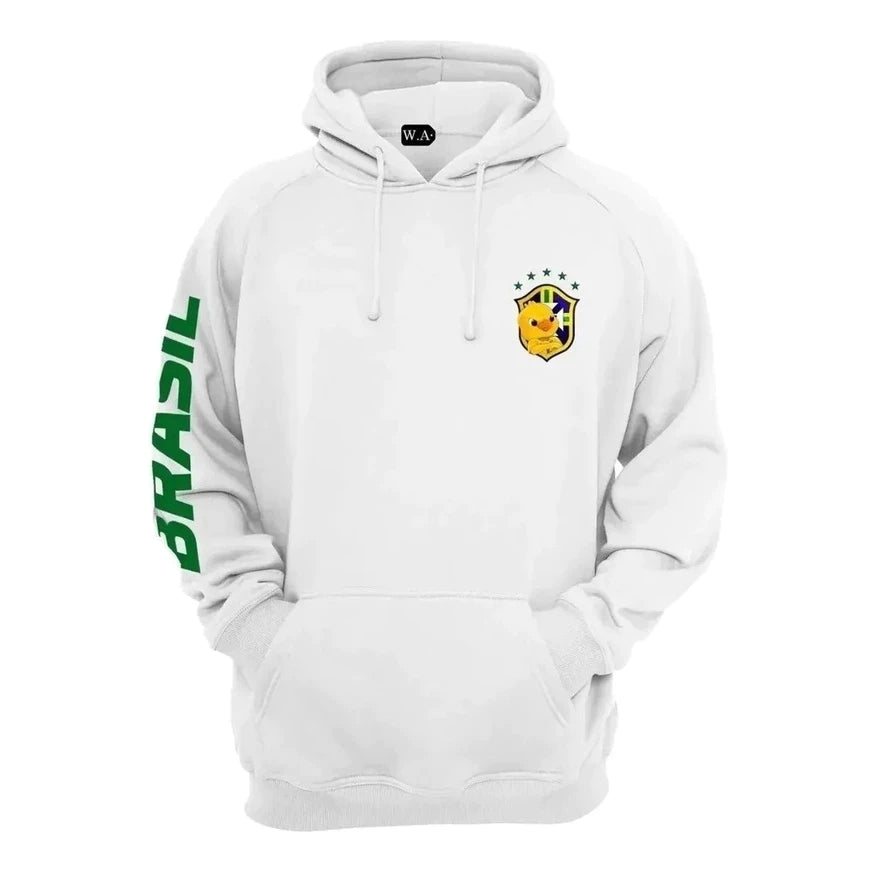 Moletom Brasil Premium Unissex com Capuz – Forllini
