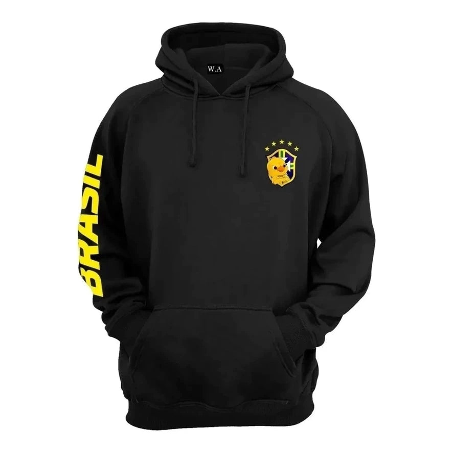 Moletom Brasil Premium Unissex com Capuz – Forllini