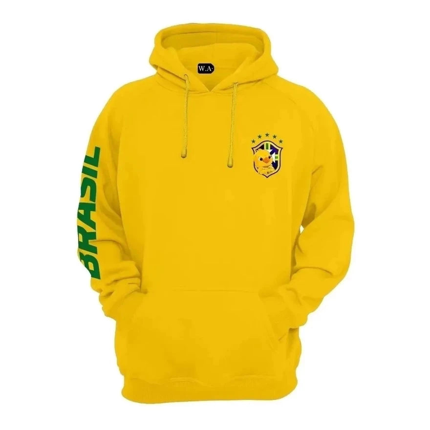 Moletom Brasil Premium Unissex com Capuz – Forllini