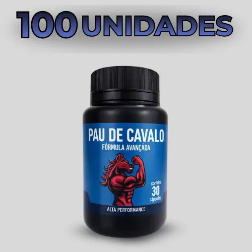 Pau de Cavalo – Suplemento Alimentar Natural com Maca Peruana e Catuaba – 60 Cápsulas