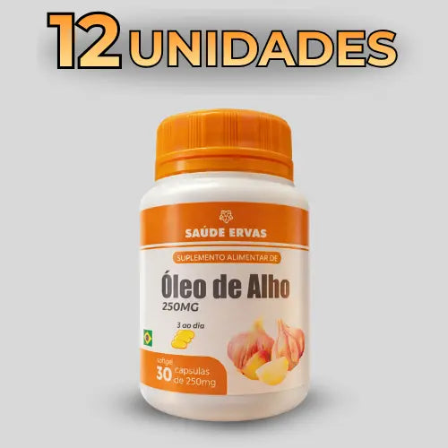 Óleo de Alho – Suplemento Alimentar Natural para o Dia a Dia - 30 Cápsulas